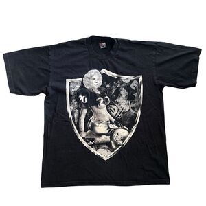 Vintage Cali Riders Raiders Skull Marilyn Monroe Shaka Shirt  Parody Y2K 90s XL